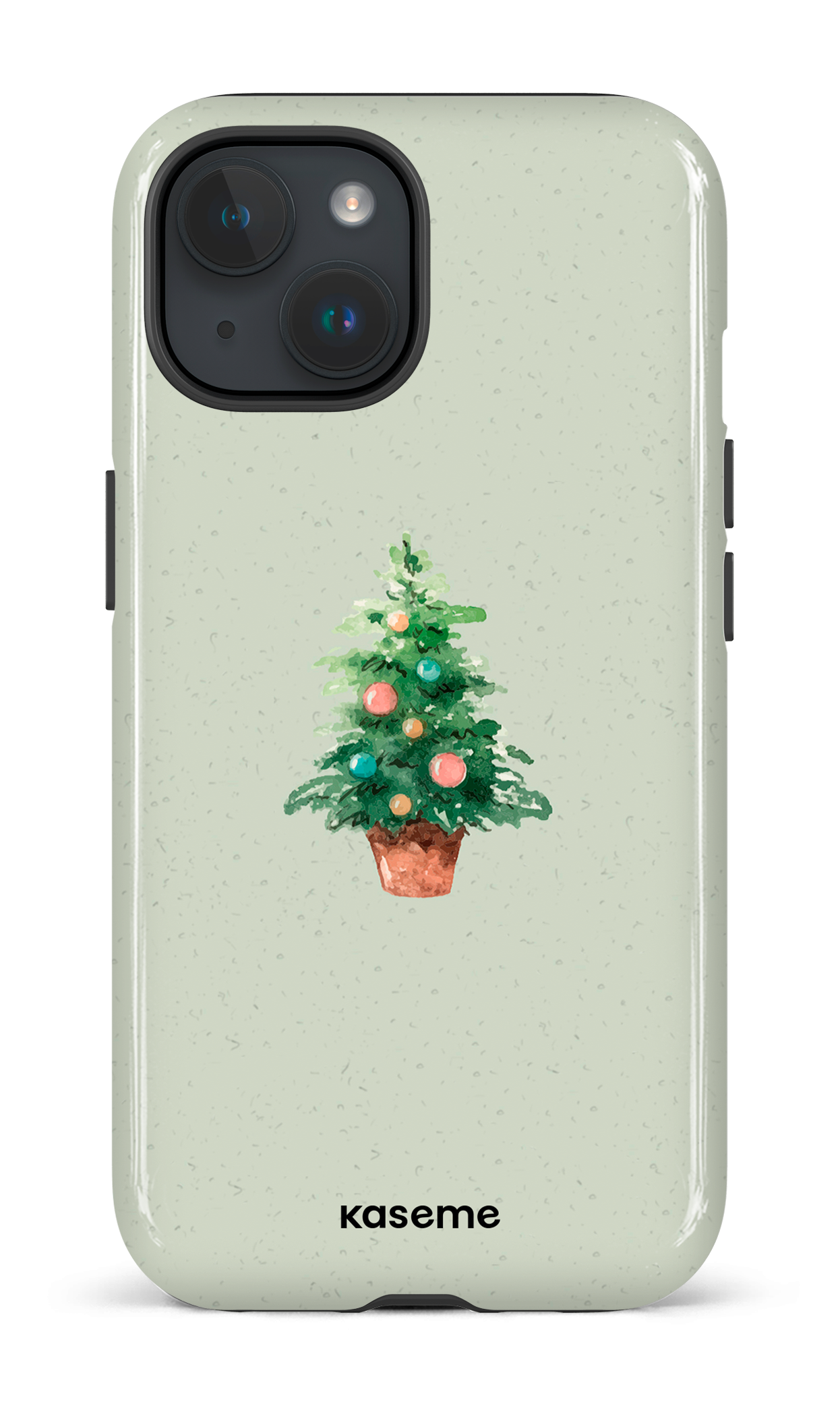 iPhone 15 Tough (Gloss) Xmas Green -