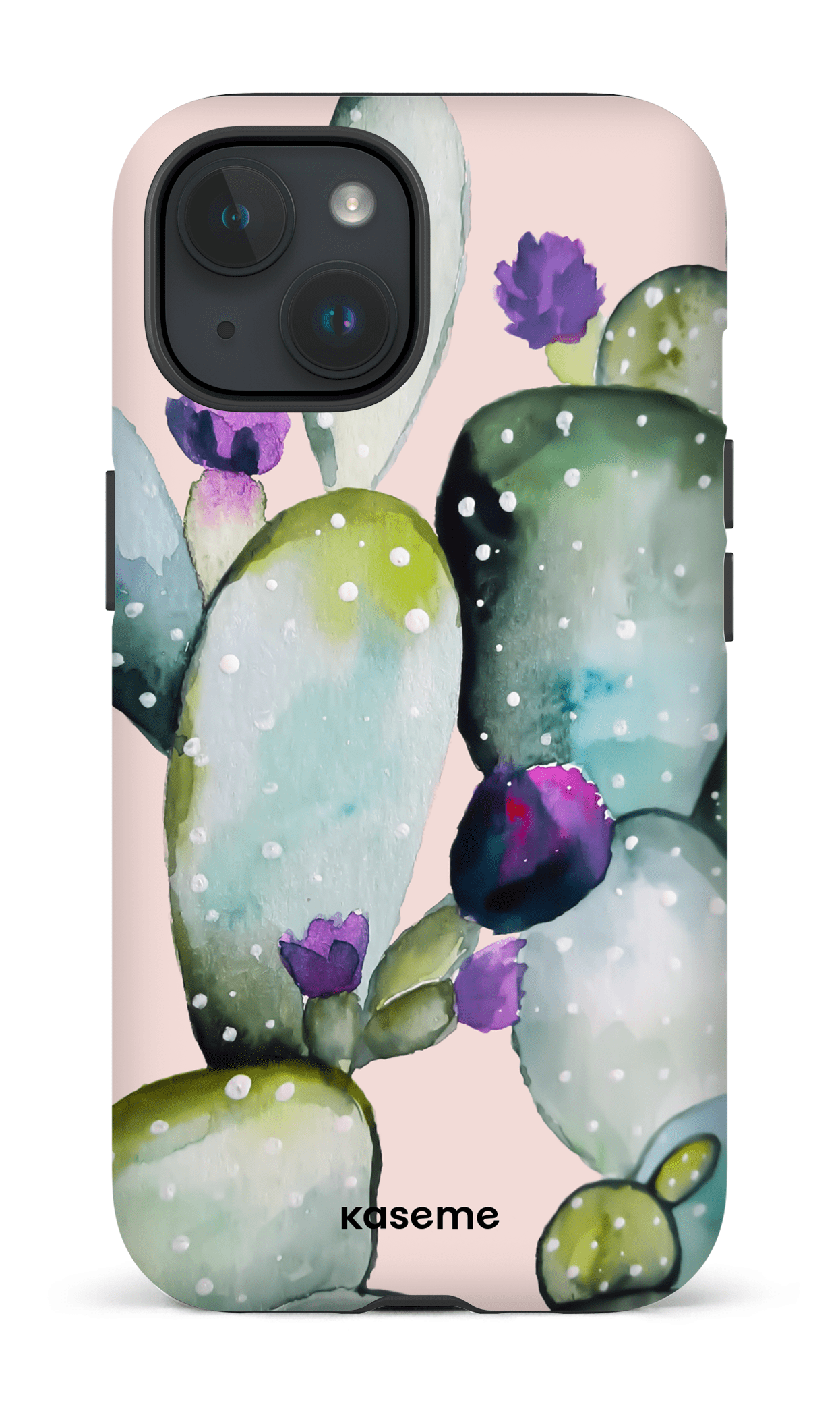 iPhone 15 Tough (Matte) Cactus Flower -