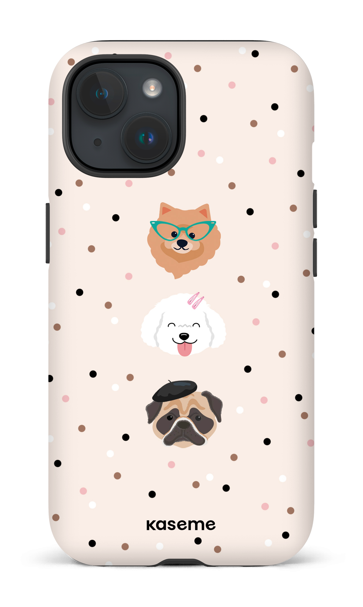 iPhone 15 Tough (Matte) Dog lover -