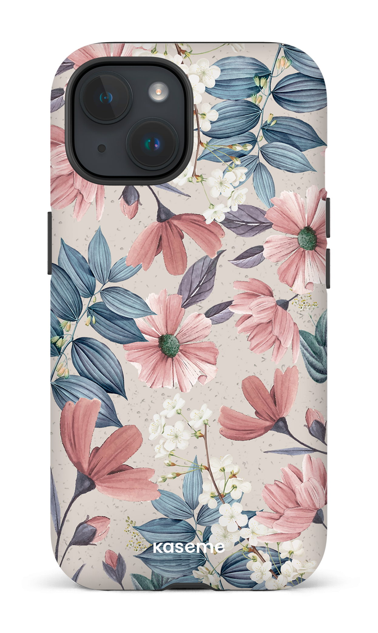 iPhone 15 Tough (Matte) Fall flowers -