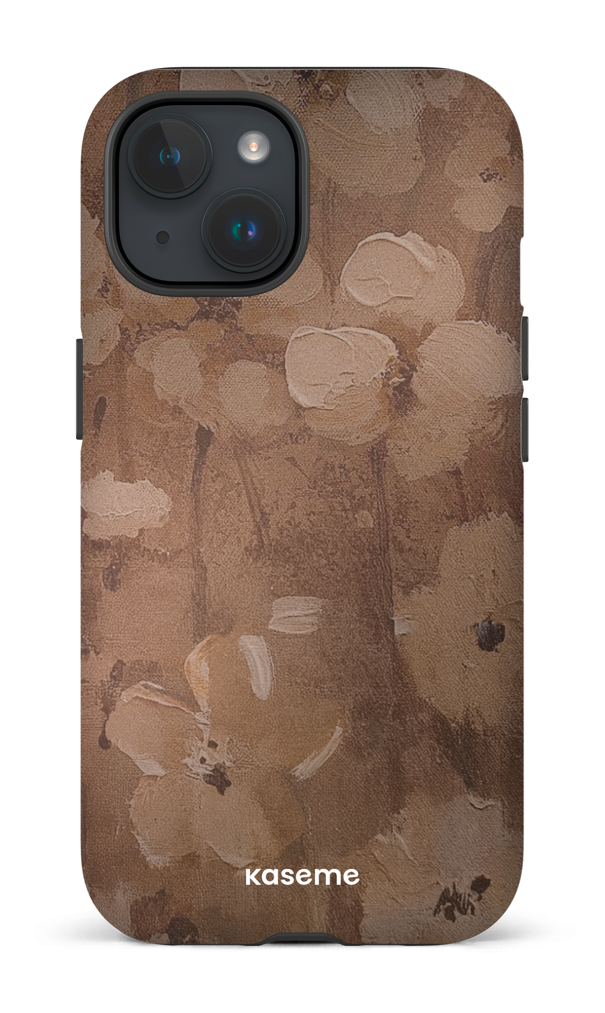 iPhone 15 Tough (Matte) Mocha Bloom -