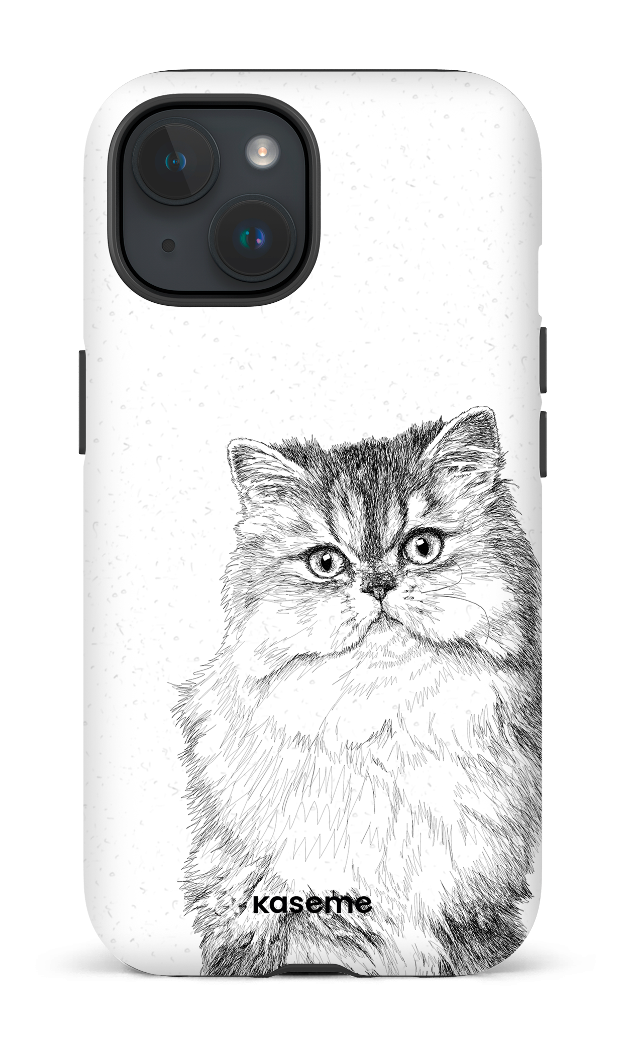 iPhone 15 Tough (Matte) Persian Cat -