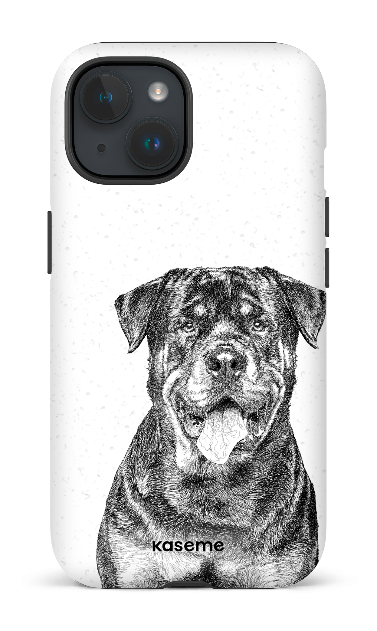 iPhone 15 Tough (Matte) Rottweiler -