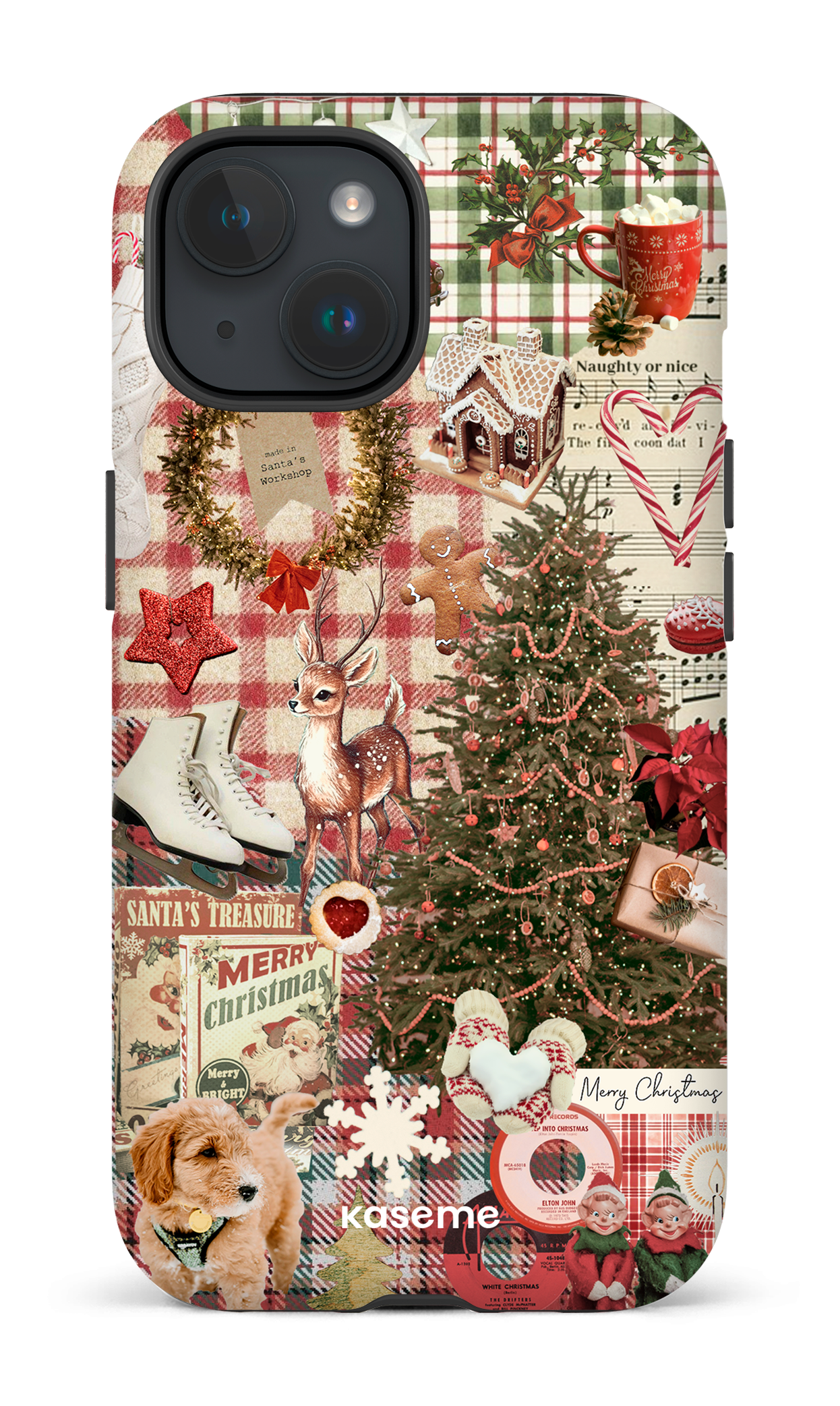 iPhone 15 Tough (Matte) Santa's Treasure -