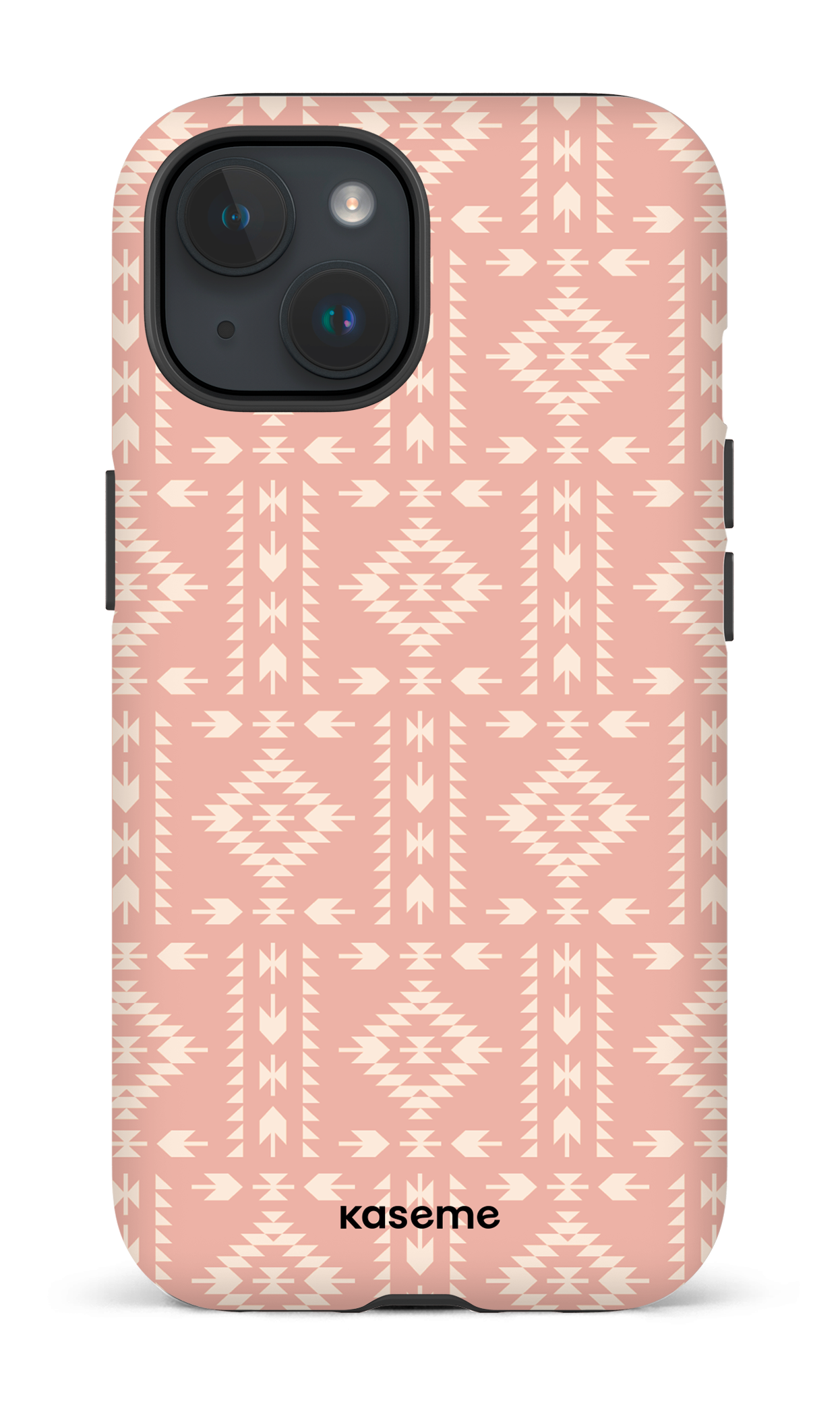 iPhone 15 Tough (Matte) Scandinavian Dusty Pink -