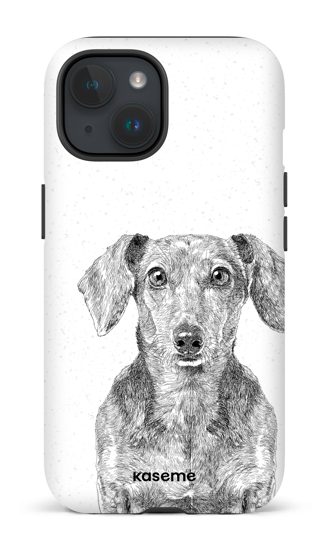 iPhone 15 Tough (Matte) Teckel Dachshund -