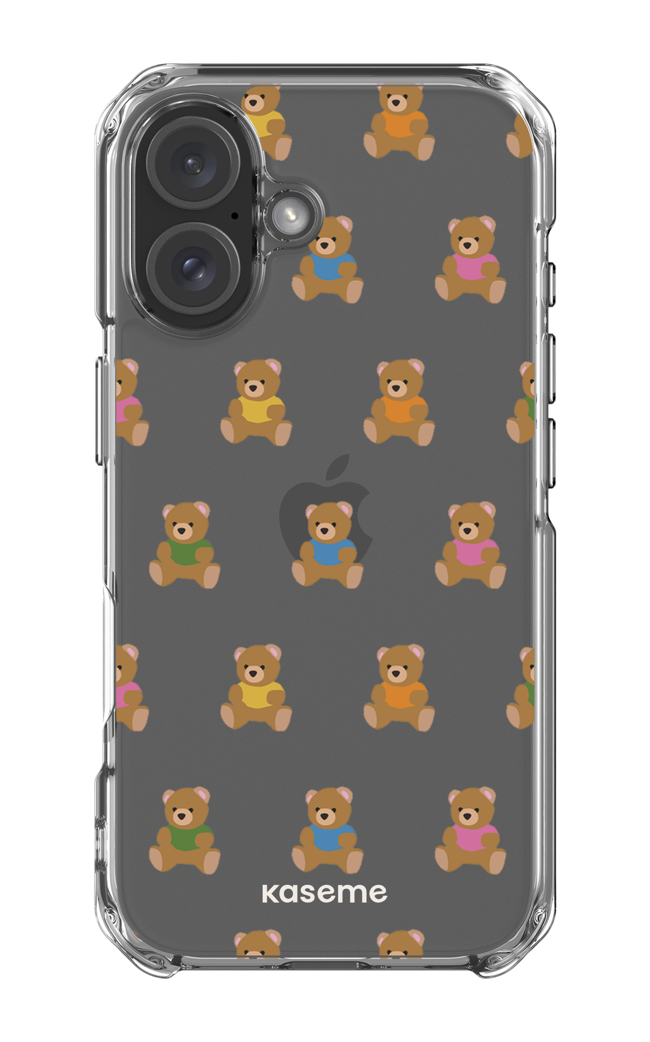 iPhone 16 Clear Case Teddy Clear Case -