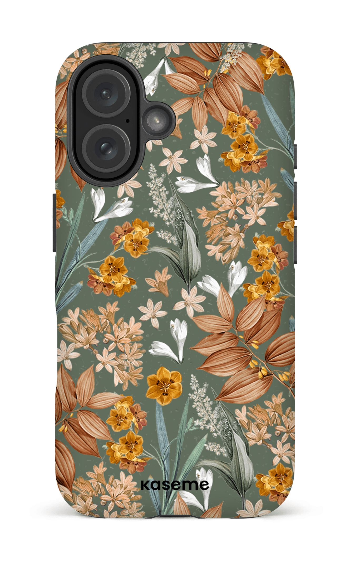 iPhone 16 Impact (Matte) Autumn Leaves Green -