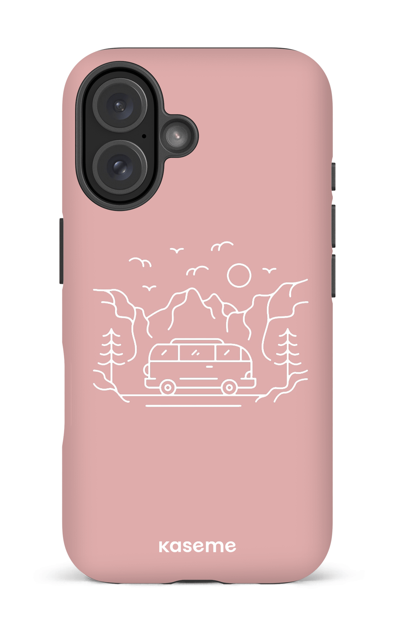 iPhone 16 Impact (Matte) Camp life pink -