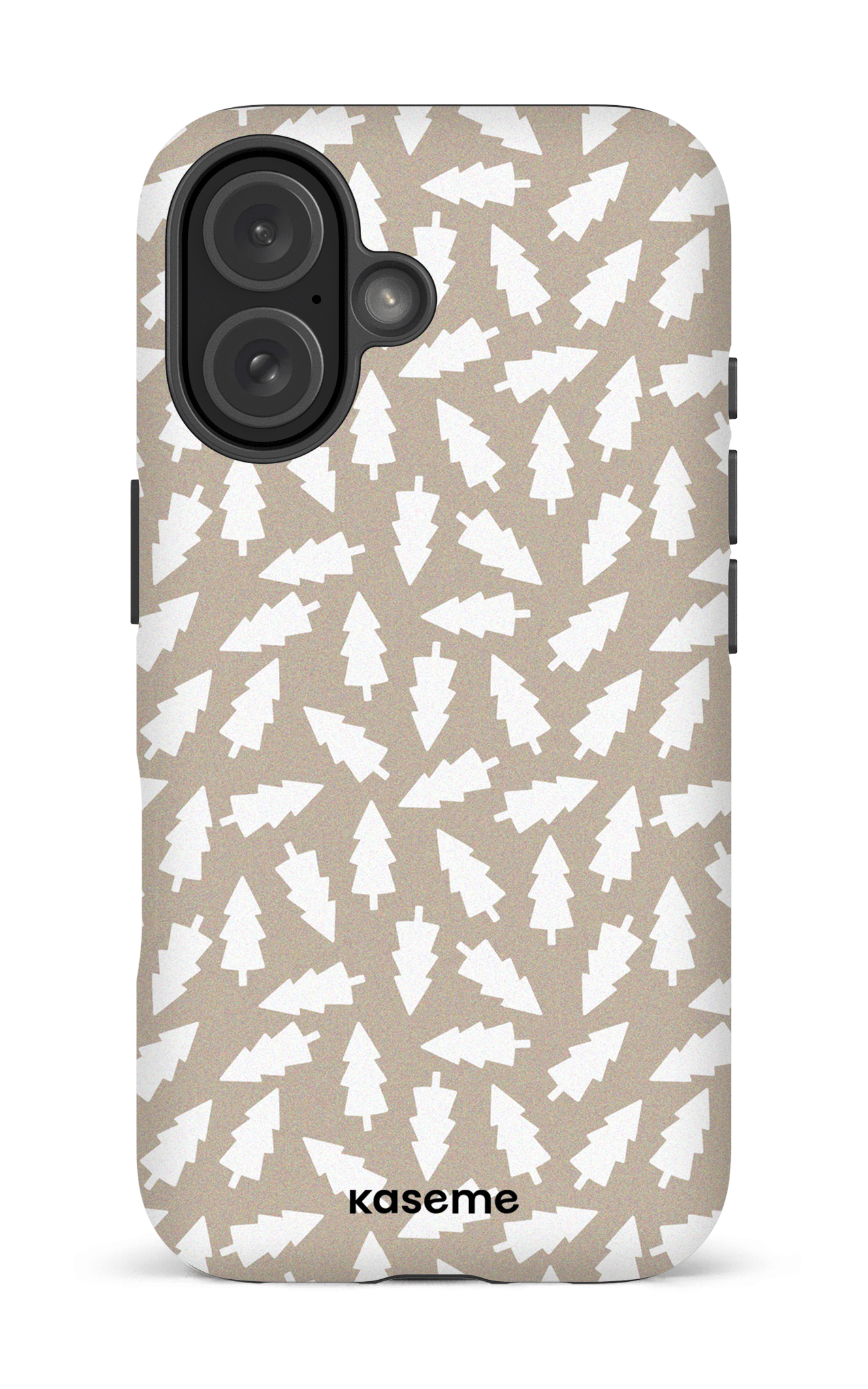 iPhone 16 Impact (Matte) Fir Trees beige -