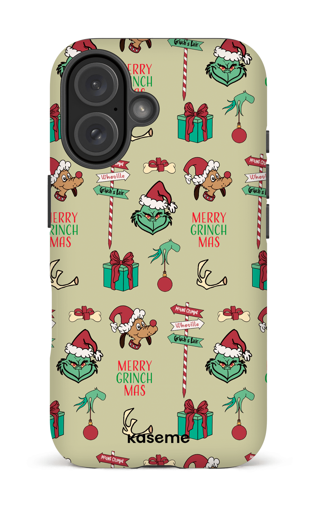 iPhone 16 Impact (Matte) Grinchmas -