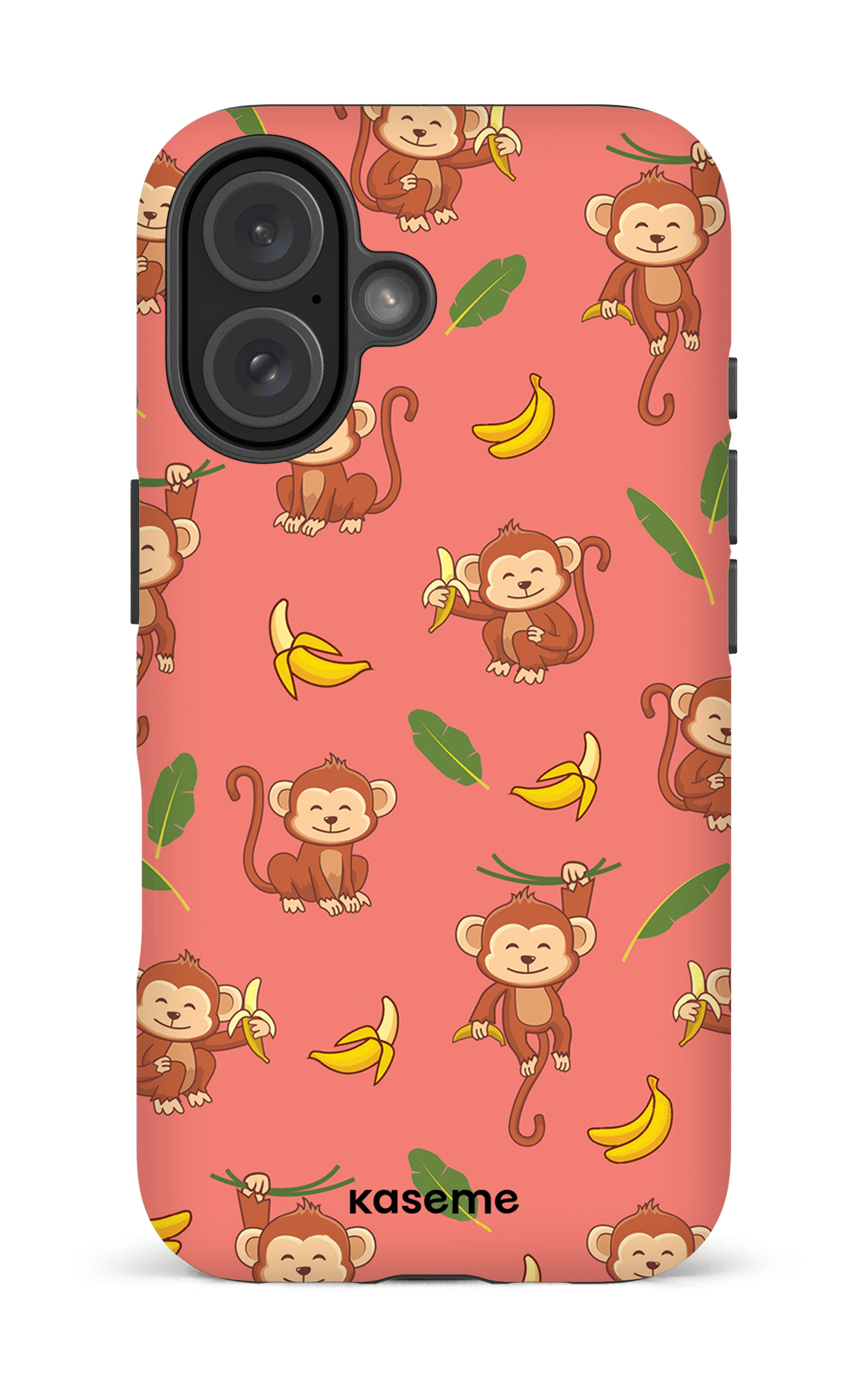 iPhone 16 Impact (Matte) Happy Monkey red -