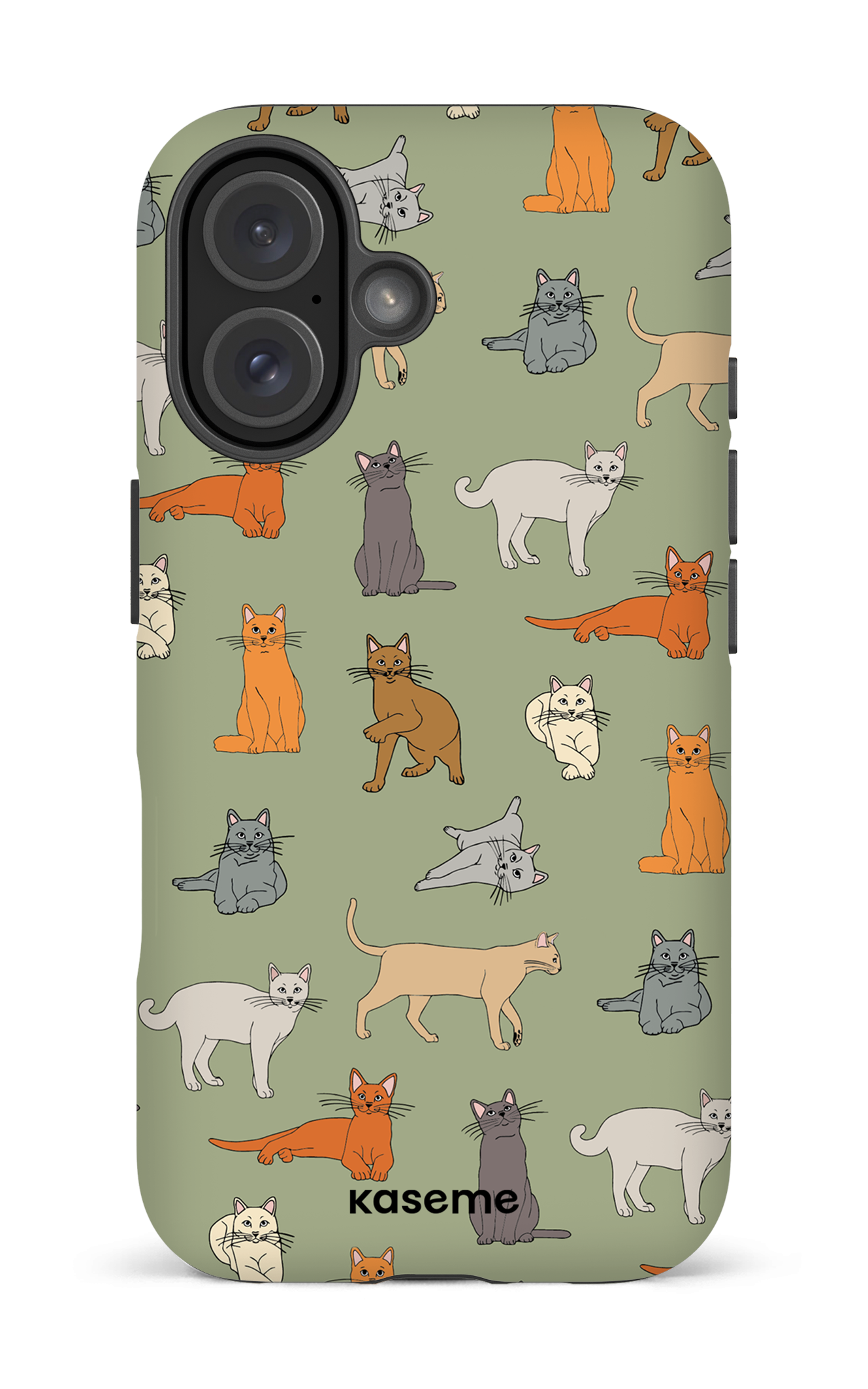 iPhone 16 Impact (Matte) Kitty green -