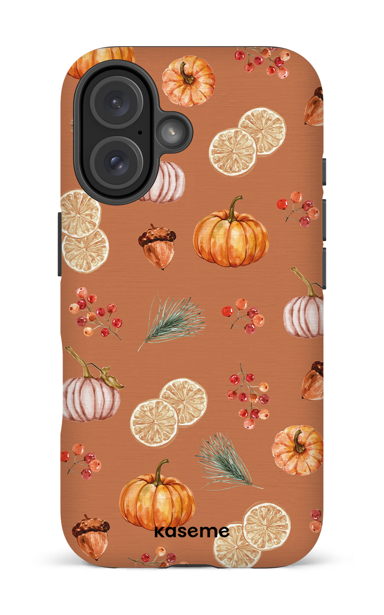 iPhone 16 Impact (Matte) Pumpkin Garden Orange -