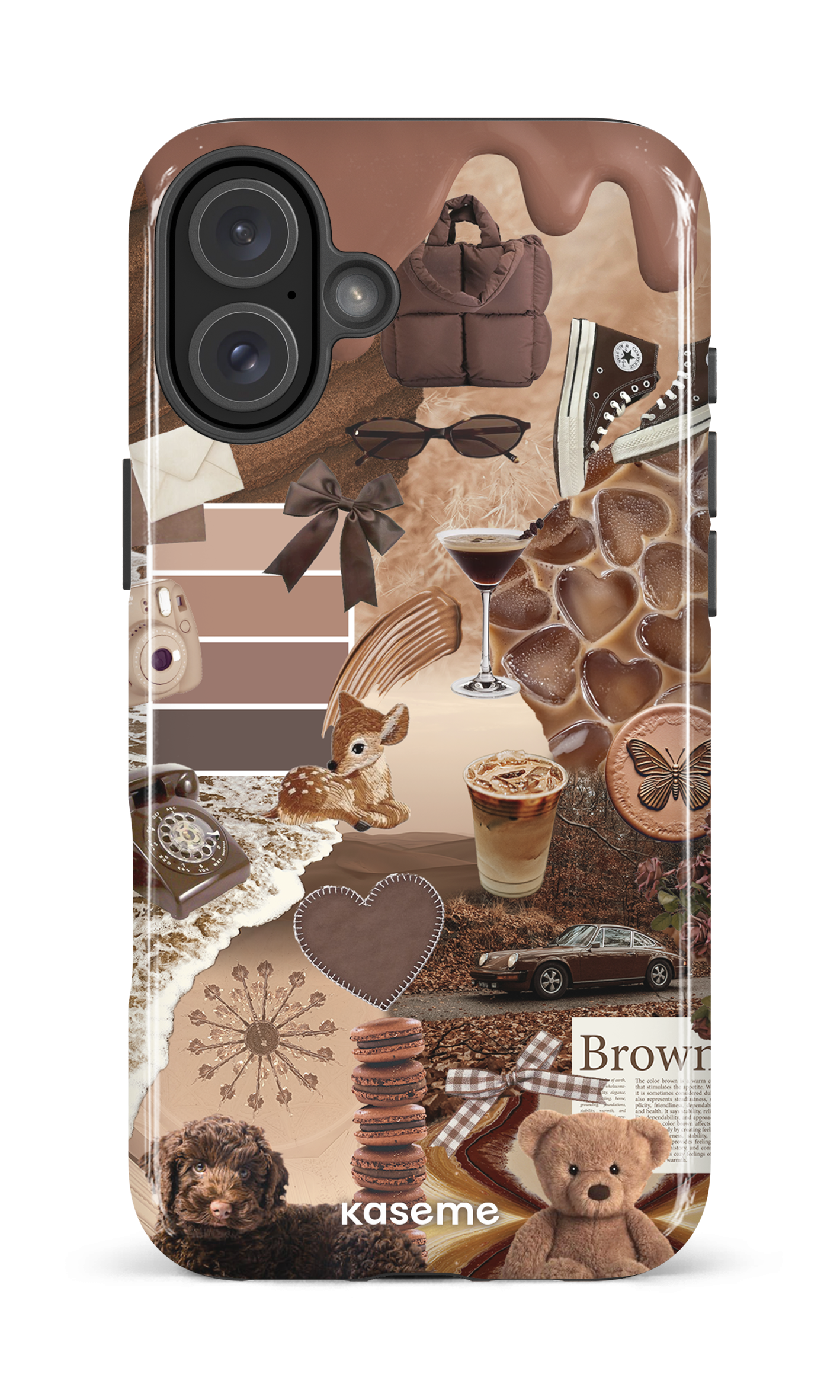 iPhone 16 Plus Impact Case Mocha Muse -