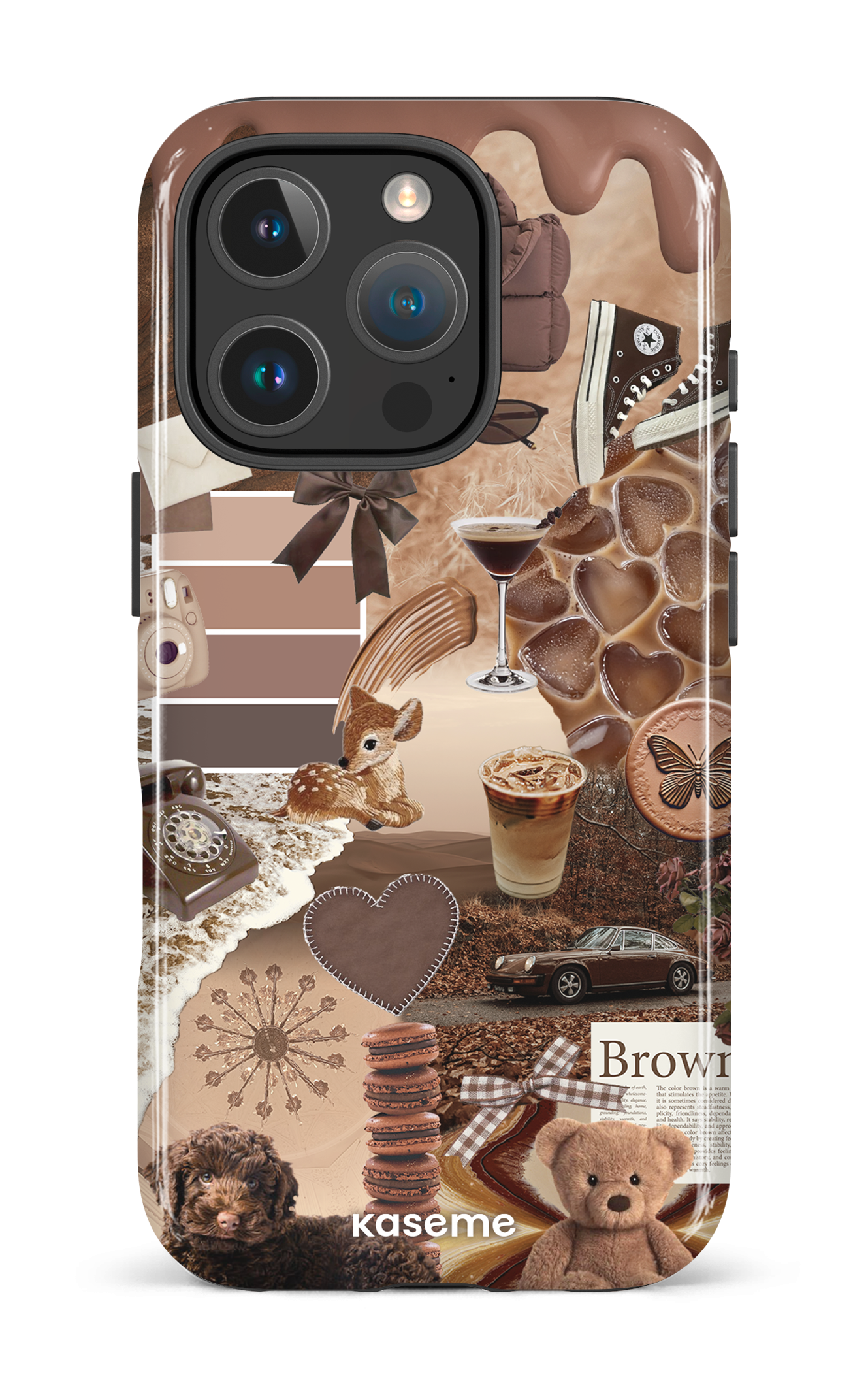 iPhone 16 Pro Impact Case Mocha Muse -